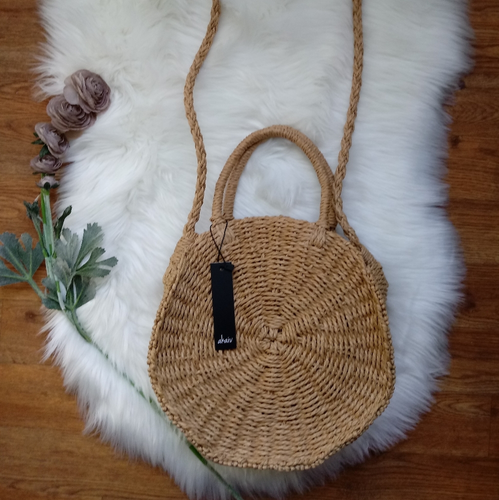 Rattan Purse
